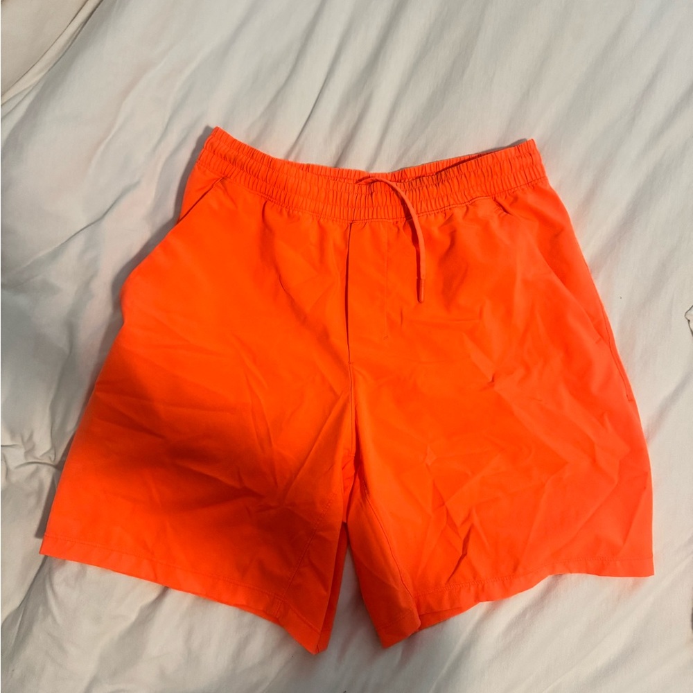 lululemon athletica Orange Athletic Shorts